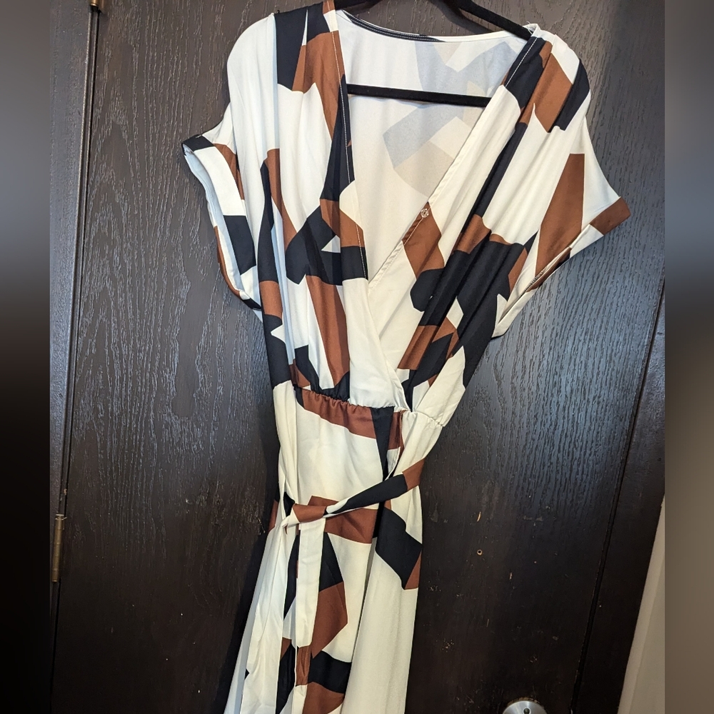 Geometric Maxi Dress